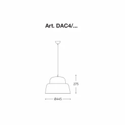 Aldo Bernardi Moderne Pendelleuchten-Hängeleuchte aus Alluminium modern – Cappadocia