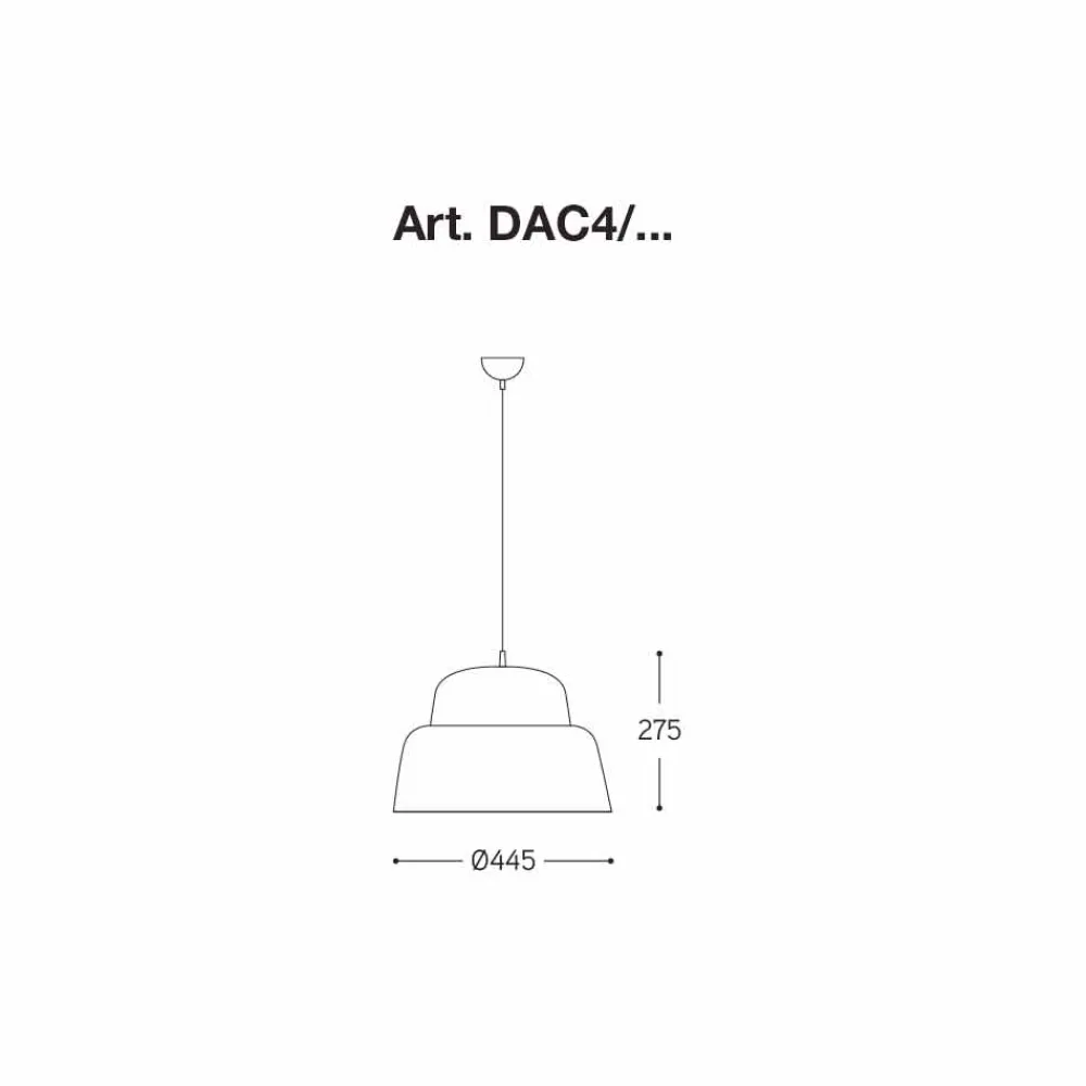 Aldo Bernardi Moderne Pendelleuchten-Hängeleuchte aus Alluminium modern – Cappadocia