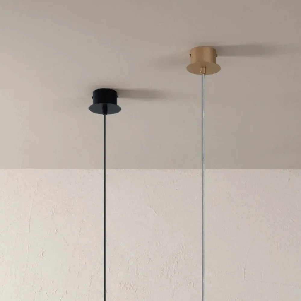 Viadurini Lighting Moderne Pendelleuchten-Hängeleuchte aus pulverbeschichtetem Aluminium und verstellbarem Kabel – Buxus