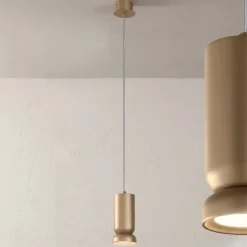 Viadurini Lighting Moderne Pendelleuchten-Hängeleuchte aus pulverbeschichtetem Aluminium und verstellbarem Kabel – Buxus