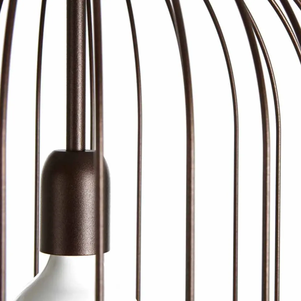 Viadurini Lighting Designer Pendelleuchten-Hängeleuchte aus Stahl Durchmesser 35xH70xL.Katalog cm Bibiana