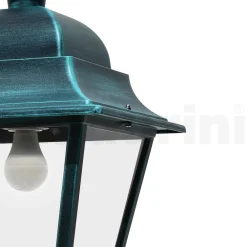 Viadurini Lighting Gartenlaternen-Hängeleuchte für den Außenbereich aus Aluminium und Glas, hergestellt in Italien – Bonaria