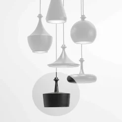 Aldo Bernardi Moderne Pendelleuchten-Hängeleuchte mit LED Leuchte aus Keramik – Lustrini L6