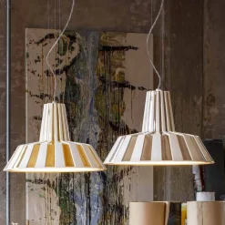 Aldo Bernardi Designer Pendelleuchten-Hängeleuchte modernes Design aus Keramik – Budin