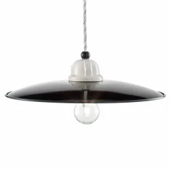 Ferroluce Pendelleuchten Vintage-Hängeleuchte Vintage aus Keramik Kelly