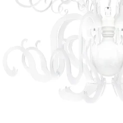 Viadurini Lighting Moderne Kronleuchter-Hängeleuchter aus recycelbarem weißem oder schwarzem Plexiglas - Sancho