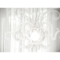 Viadurini Lighting Moderne Kronleuchter-Hängeleuchter aus recycelbarem weißem oder schwarzem Plexiglas - Sancho