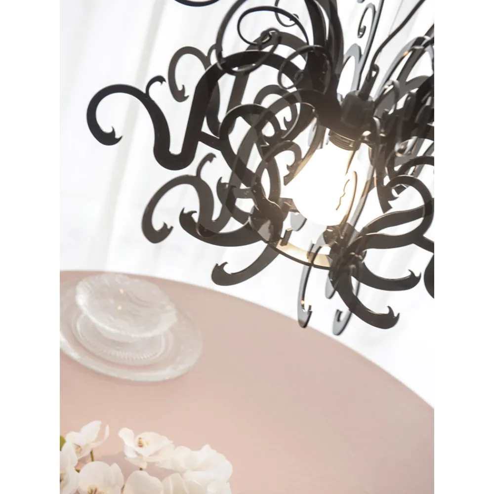 Viadurini Lighting Moderne Kronleuchter-Hängeleuchter aus recycelbarem weißem oder schwarzem Plexiglas - Sancho