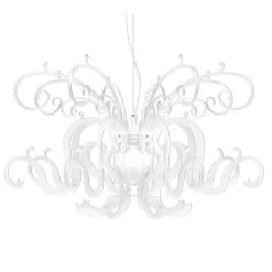 Viadurini Lighting Moderne Kronleuchter-Hängeleuchter aus weißem Plexiglas recycelbarem Design - Sancho