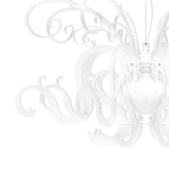 Viadurini Lighting Moderne Kronleuchter-Hängeleuchter aus weißem Plexiglas recycelbarem Design - Sancho