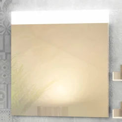 Viadurini Bathroom Badmöbel Hängend-Hängende Badezimmerkomposition aus Mineralmarmor und Fenix made in Italy, Forlì