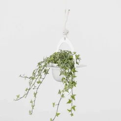 Viadurini Living Deko Vasen-Hängende Blumenvase aus Stahl und Keramik Made in Italy - Leotta