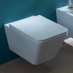 Viadurini Bathroom Wc-Hängende Toilettenschüssel, Keramik, modernes Design Sun Square, Italy