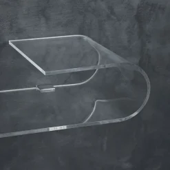 Viadurini Living Konsolentisch Flur-Hängende Wandkonsole in transparentem Design Acrylglas - Cesarea