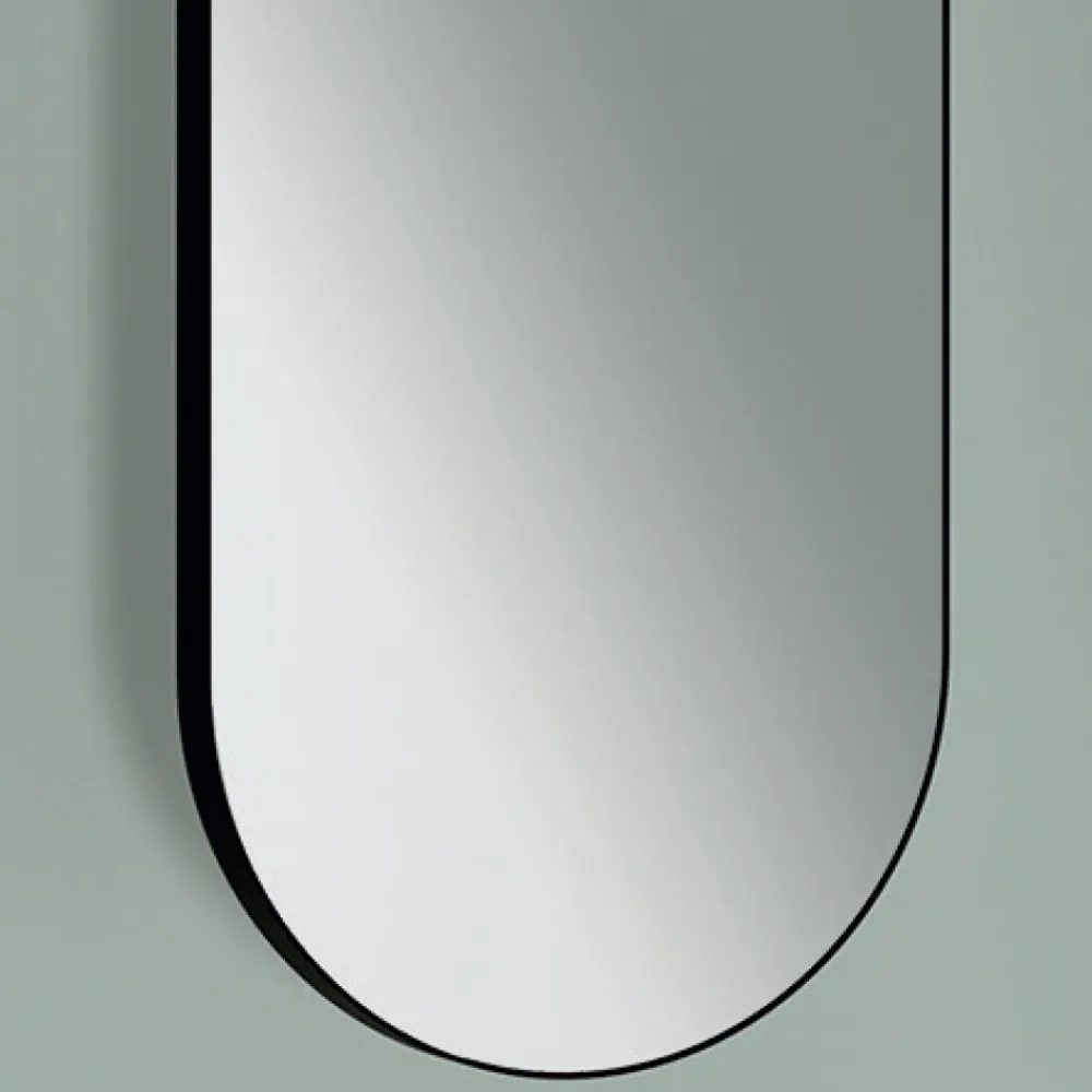 Viadurini Bathroom Badspiegel-Hängender Metallspiegel mit optionaler Beleuchtung, hergestellt in Italien – Amadeus