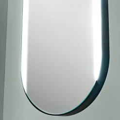 Viadurini Bathroom Badspiegel-Hängender Metallspiegel mit optionaler Beleuchtung, hergestellt in Italien – Amadeus
