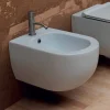 Viadurini Bathroom Bidet-Hängendes Bidet aus Keramik, modernes Design Star 55x35 made in Italy