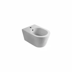 Viadurini Bathroom Bidet-Hängendes Bidet aus Keramik, Design Sun Round 57x37cm, made in Italy