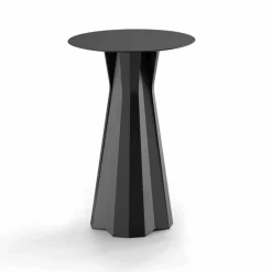 Viadurini in the Garden Garten Beistelltisch-Hoch Polyethylentisch mit runder Hpl-Platte Made in Italy - Tinuccia