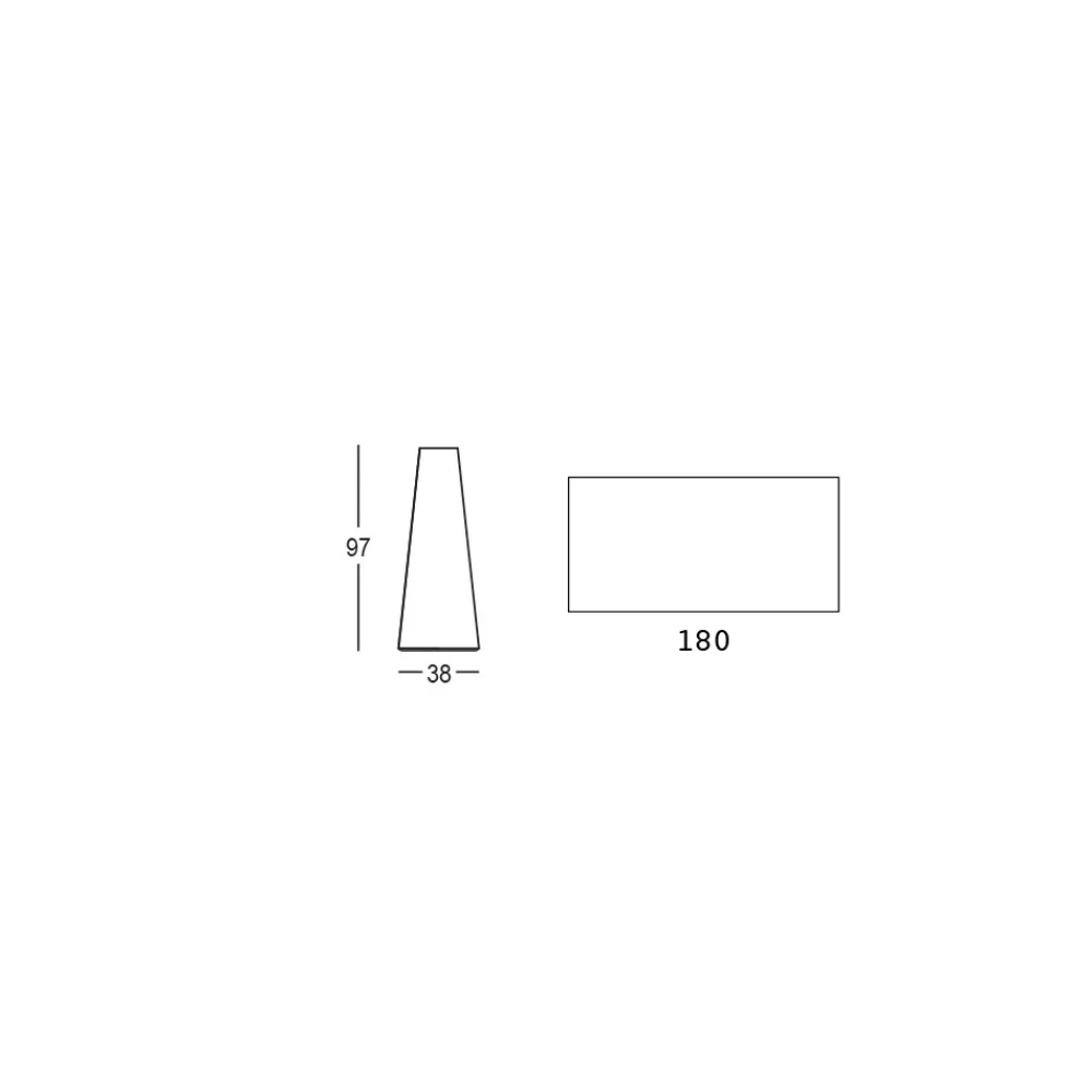 Viadurini in the Garden Gartentische Fest-Hochtisch im Freien mit rechteckiger Platte in Hpl Made in Italy - Forlina