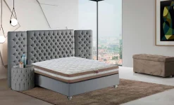 Viadurini Night Design Doppelbett Matratzen-Hochwertige Doppelmatratze aus Memory Foam H 25 cm - Carbone