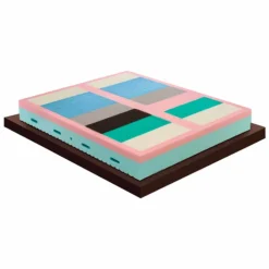 Viadurini Night Design Doppelbett Matratzen-Hochwertige Doppelmatratze aus Memory Foam H 25 cm - Versatile