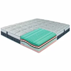 Viadurini Night Design Doppelbett Matratzen-Hochwertige Doppelmatratze H 25 cm aus Memory Foam Made in Italy – Villa