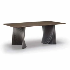 Viadurini Living Esstische-Hochwertiger Esstisch aus Gres und Esche Made in Italy - Charol