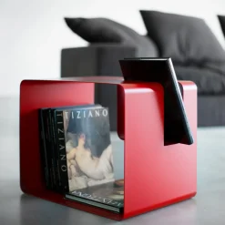 Viadurini Living Zeitungsständer-Hochwertiger farbiger Metallboden-Zeitungsständer Hergestellt in Italien - Imane