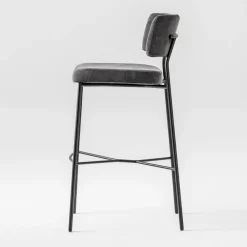 Viadurini Living Barhocker-Hochwertiger Hocker mit Samtpolsterung Made in Italy - Alaska