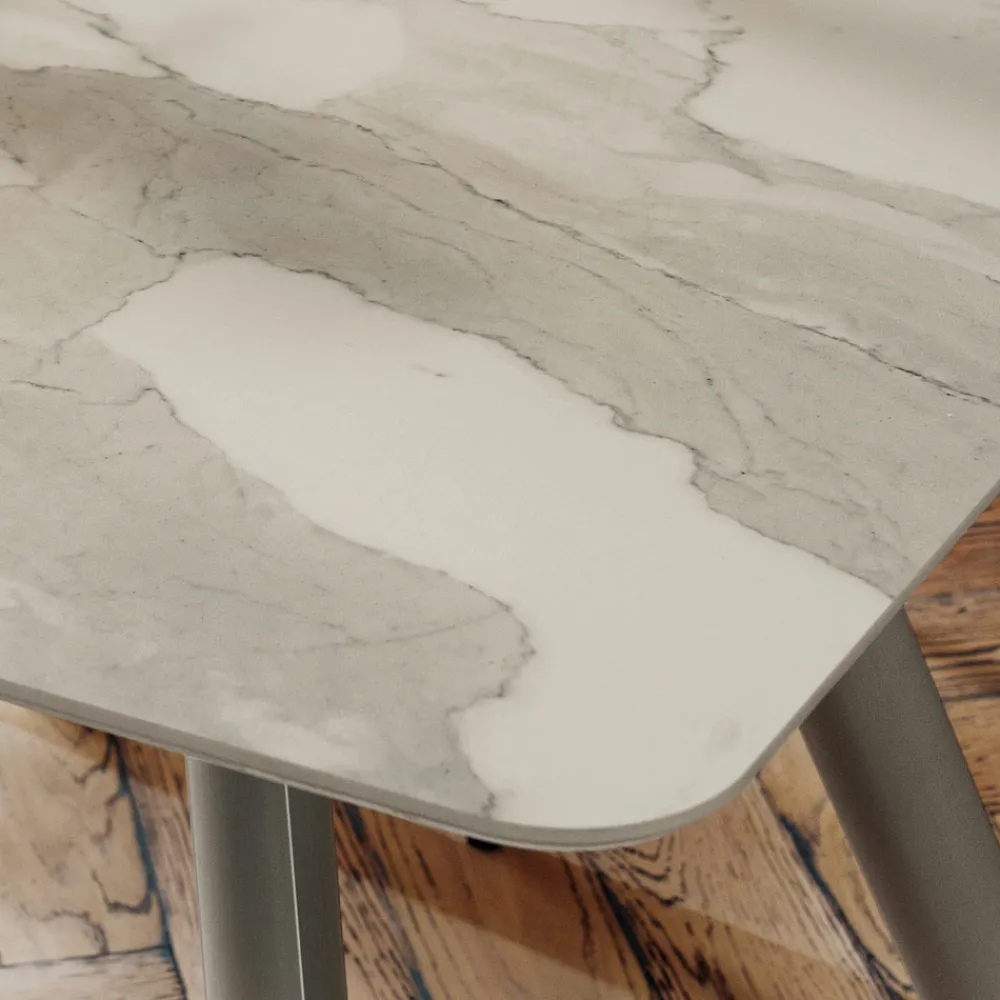 Viadurini Living Esstische-Hochwertiger Küchentisch mit Made in Italy Laminam Top - Lingotto