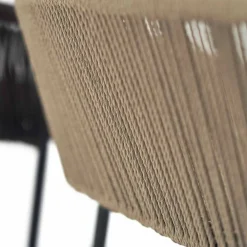 Varaschin Metallsessel|Moderne Sessel-Hochwertiger Outdoor Sessel handgeflechtet 2 Teile