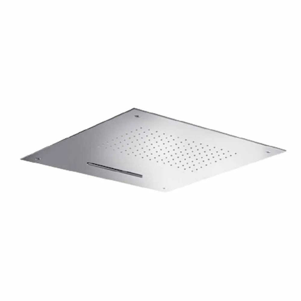 Viadurini Taps Duschköpfe-Hochwertiger quadratischer Duschkopf aus Edelstahl Made in Italy - Nello