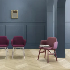 Viadurini Living Moderne Sessel-Hochwertiger Sessel mit Sitz aus Samt oder Stoff Made in Italy - Molde