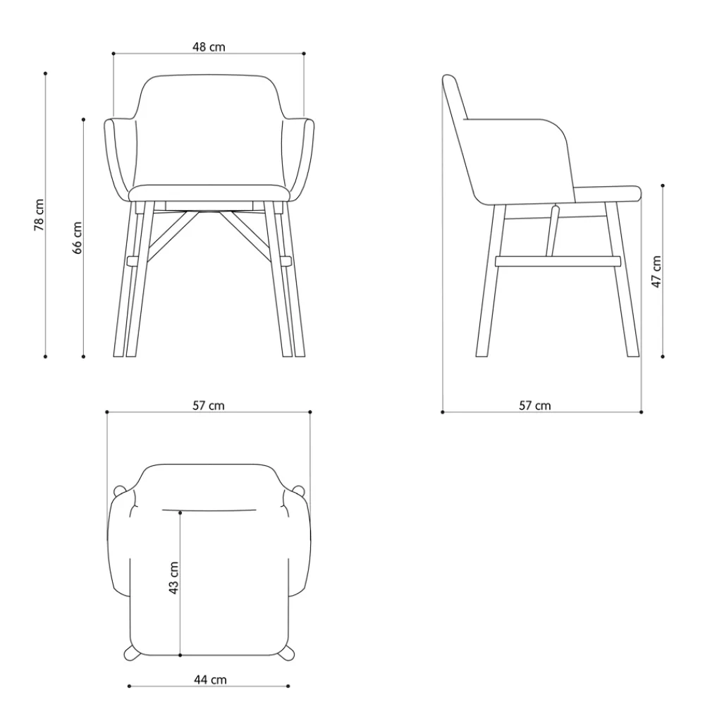 Viadurini Living Moderne Sessel-Hochwertiger Sessel mit Sitz aus Samt oder Stoff Made in Italy - Molde