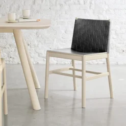 Viadurini Living Moderne Stühle-Hochwertiger Stuhl aus Buchenholz und Leder Made in Italy, 2 Stück - Nora