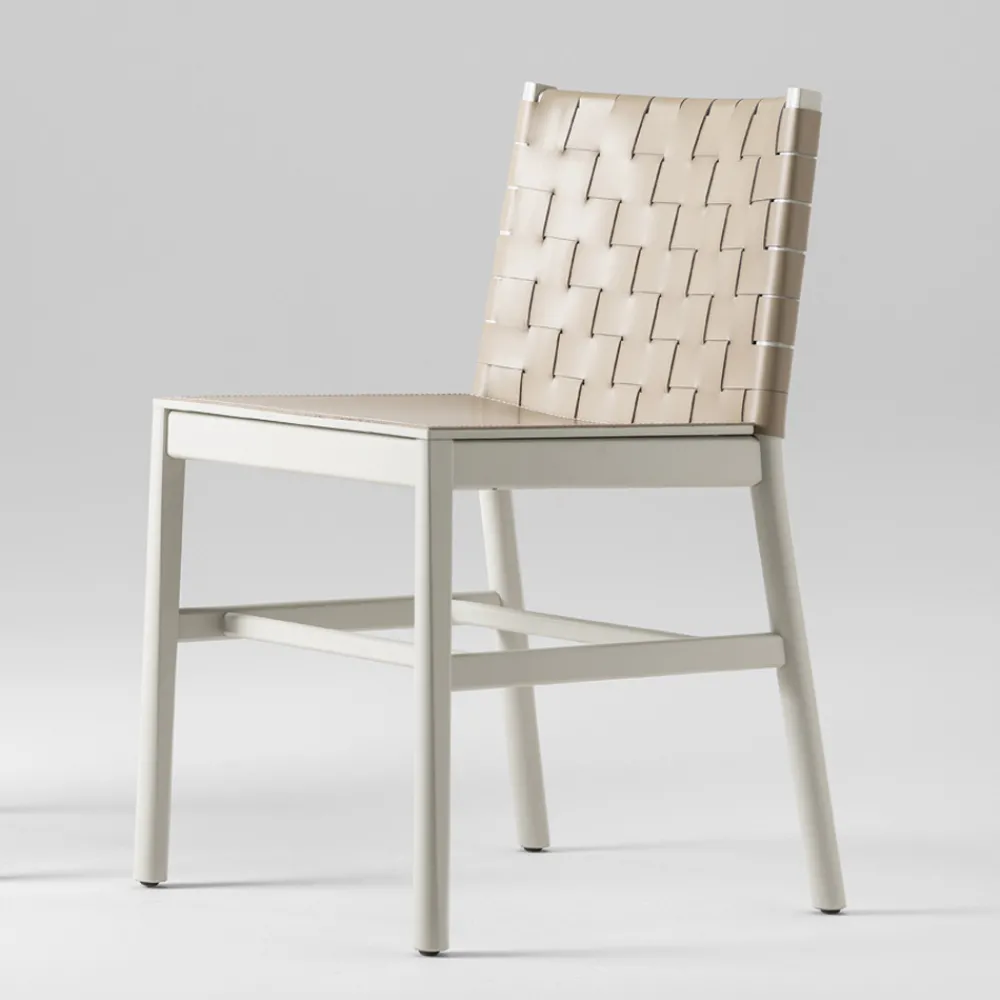 Viadurini Living Moderne Stühle-Hochwertiger Stuhl aus Buchenholz und Leder Made in Italy, 2 Stück - Nora