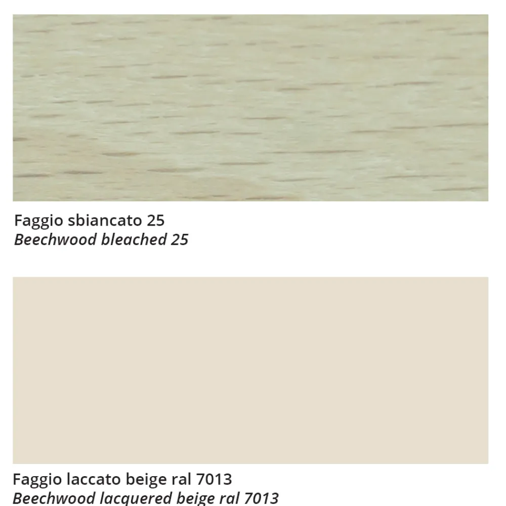 Viadurini Living Moderne Stühle-Hochwertiger Stuhl aus Buchenholz und Leder Made in Italy, 2 Stück - Nora