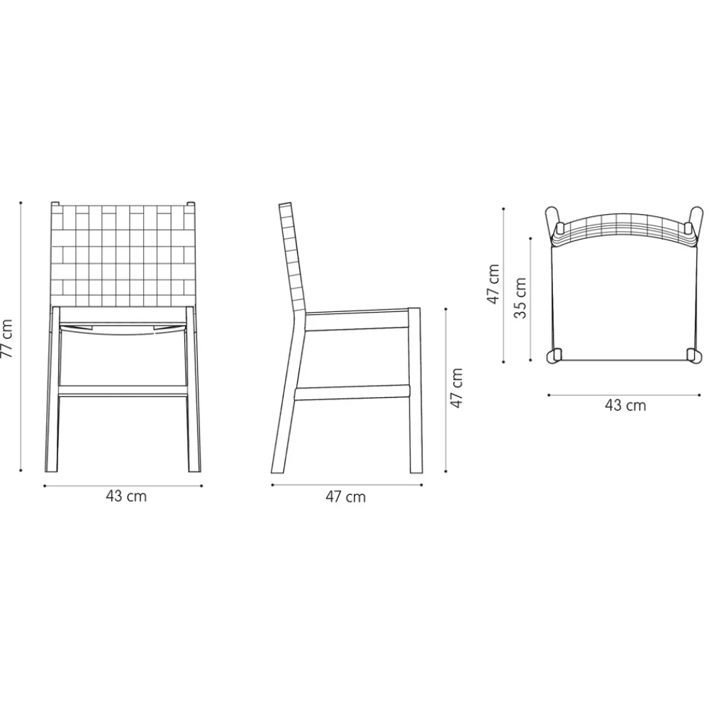 Viadurini Living Moderne Stühle-Hochwertiger Stuhl aus Buchenholz und Leder Made in Italy, 2 Stück - Nora