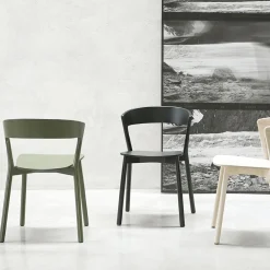 Viadurini Living Moderne Stühle-Hochwertiger Stuhl aus Eschenholz Made in Italy, 2 Stück - Oslo