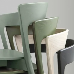 Viadurini Living Moderne Stühle-Hochwertiger Stuhl aus Eschenholz Made in Italy, 2 Stück - Oslo