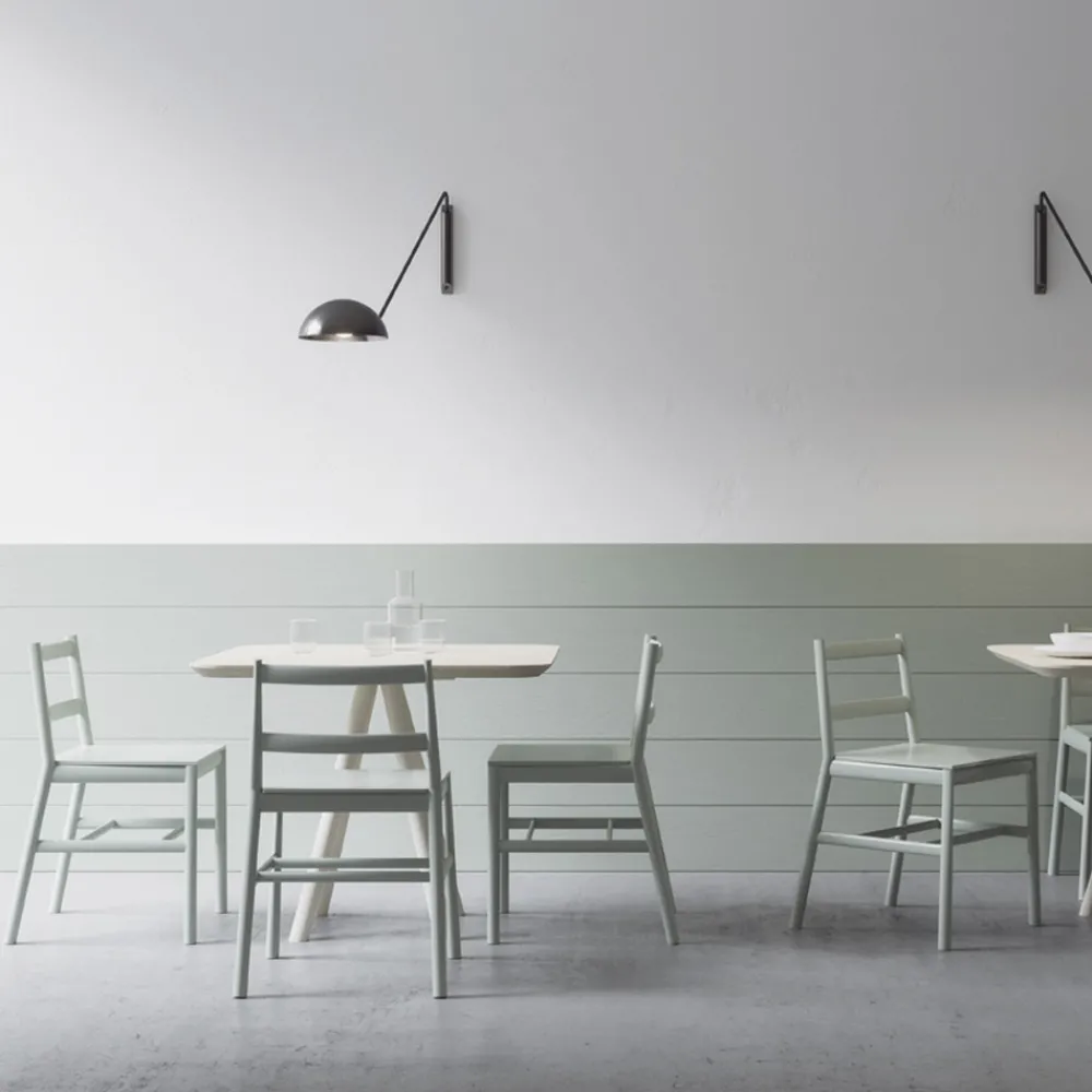 Viadurini Living Moderne Stühle-Hochwertiger Stuhl aus massivem Buchenholz Hergestellt in Italien, 2 Stück - Nora