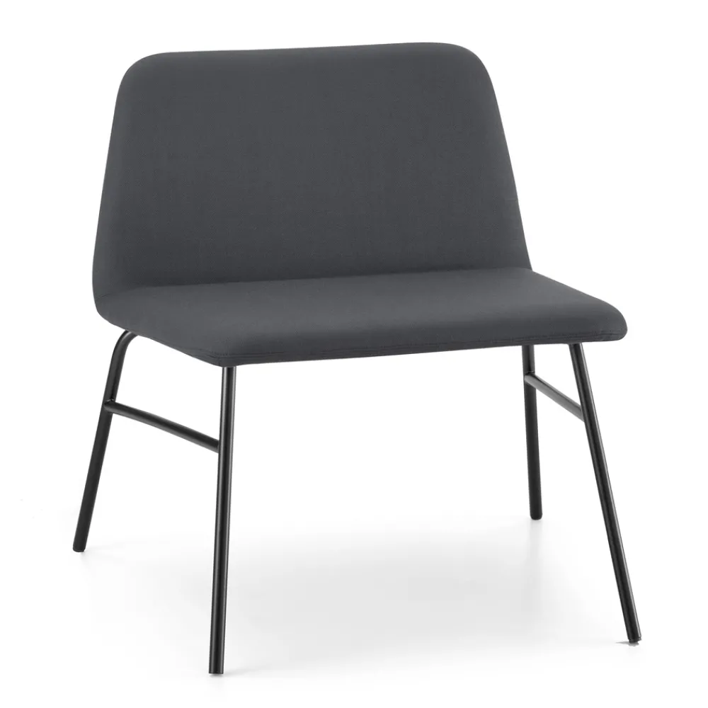 Viadurini Living Moderne Sessel-Hochwertiger Wohnzimmer Sessel aus Stoff und Metall Made in Italy - Molde
