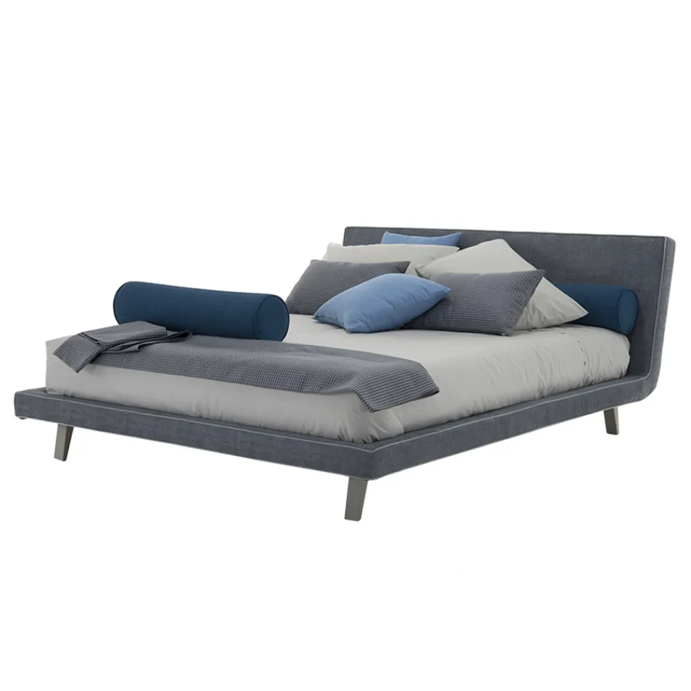 Viadurini Night Design Polsterbetten-Hochwertiges, modernes gepolstertes Doppelbett, hergestellt in Italien – Yurgen