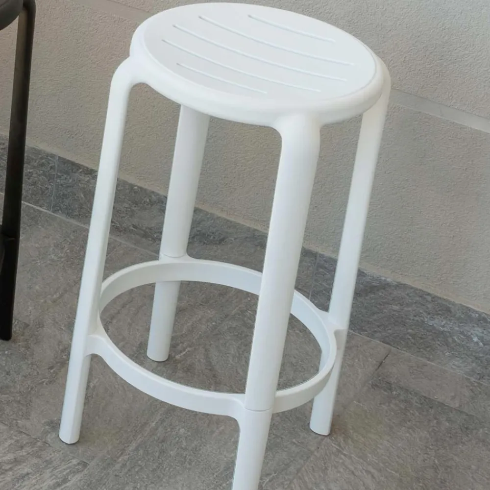 Viadurini Living Küchenhocker-Hocker aus glasfaserverstärktem Polypropylen in verschiedenen Farben - Neev