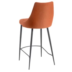 Viadurini Living Küchenhocker-Hocker aus kupferfarbenem Stoff und schwarzen Beinen, hergestellt in Italien – Teddybär