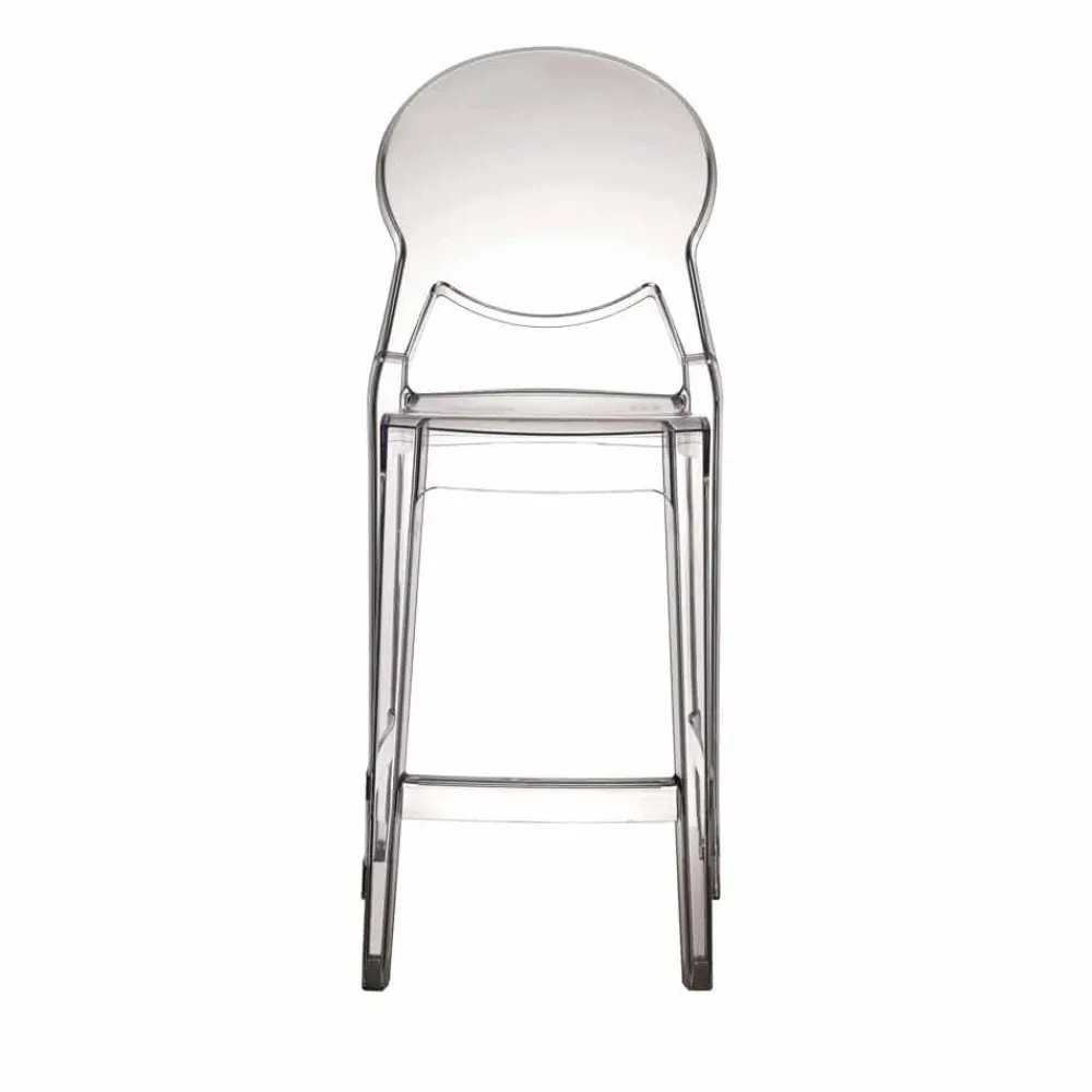 Viadurini Living Küchenhocker-Hocker aus Polycarbonat durchsichtig modern Bosa