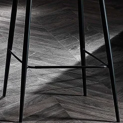 Viadurini Living Küchenhocker-Hocker aus Stoff und anthrazitfarbenem Metalldesign Made in Italy - Marianet