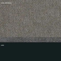 Viadurini Living Küchenhocker-Hocker aus Stoff und anthrazitfarbenem Metalldesign Made in Italy - Marianet