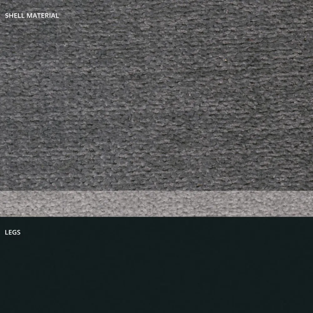 Viadurini Living Küchenhocker-Hocker aus Stoff und anthrazitfarbenem Metalldesign Made in Italy - Marianet